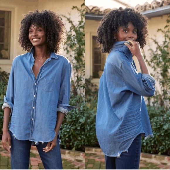 Frank & Eileen Tops - Frank & Elieen Denim Button Down The Elieen Sz Large